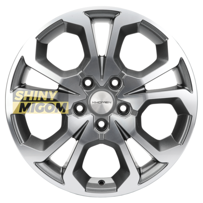 Диски Khomen Wheels 6,5x17/5x114,3 ET50 D67,1 KHW1711 (Ceed) G-Silver
